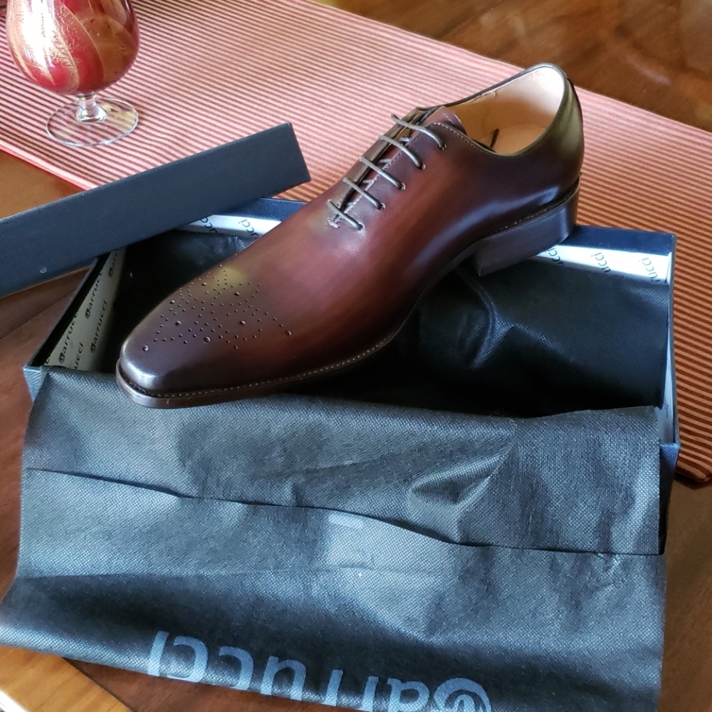 Carrucci Roma Oxfords 9D NEW Mahogany